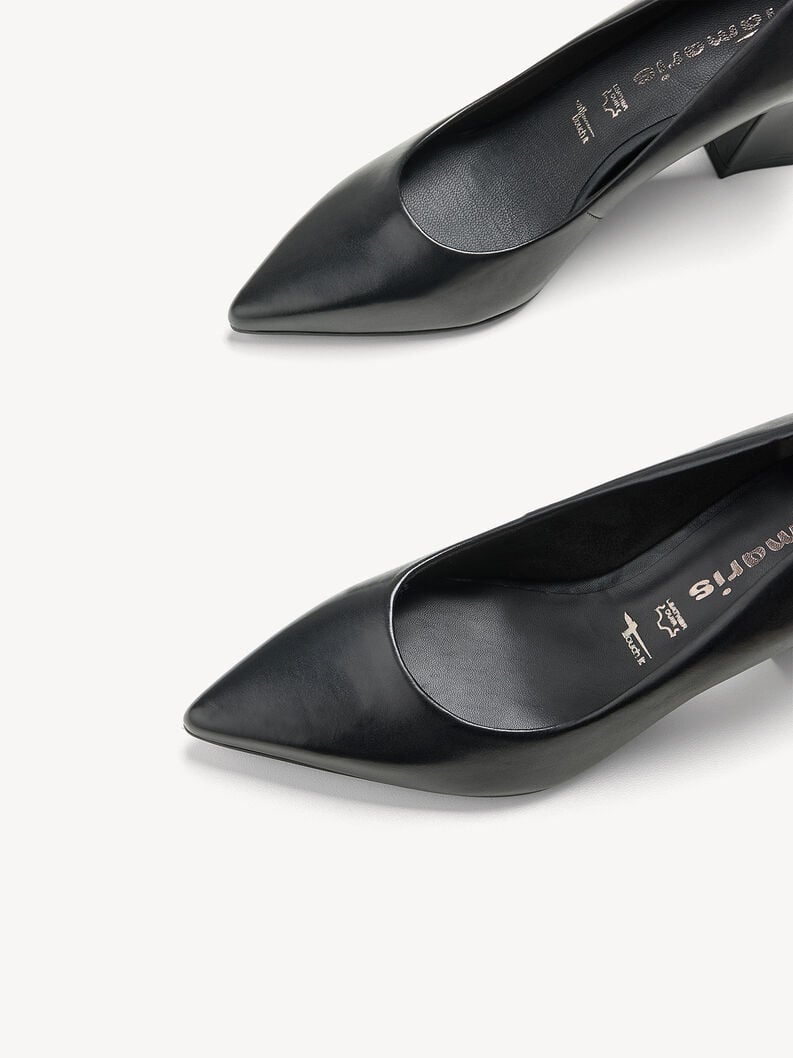 Tamaris Lederpumps - Schwarz