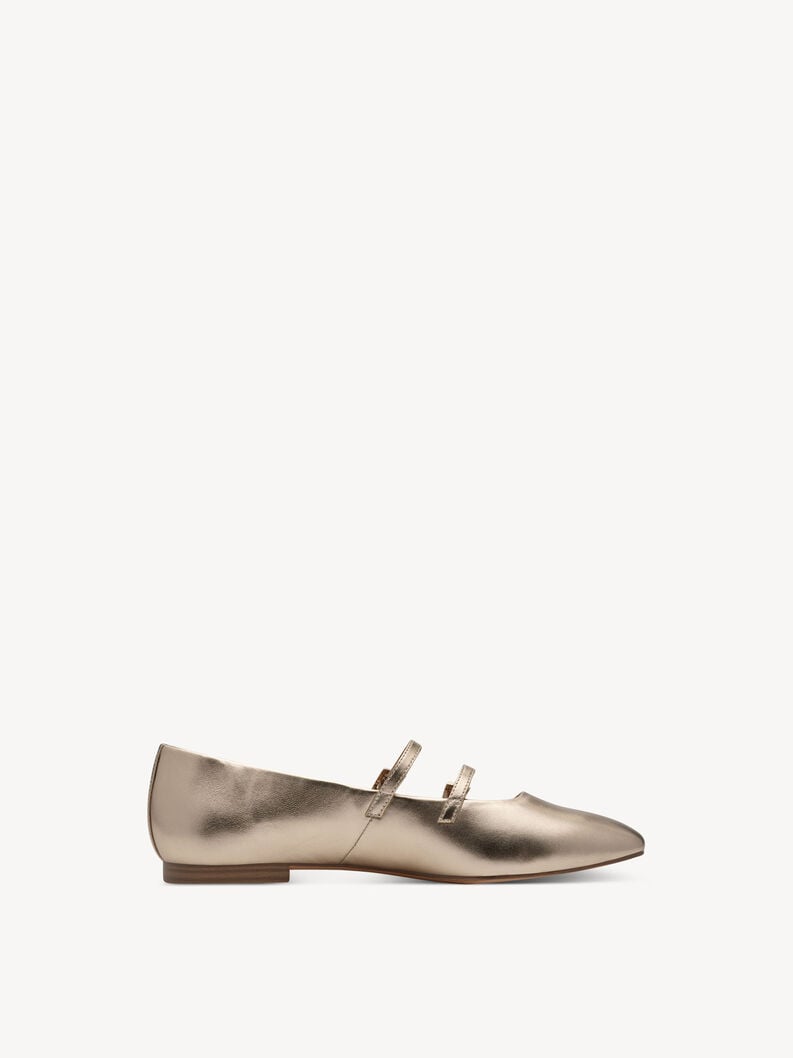 Tamaris Lederballerina - Metallic