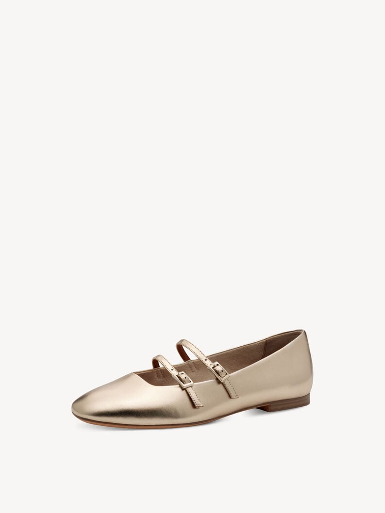 Tamaris Lederballerina - Metallic