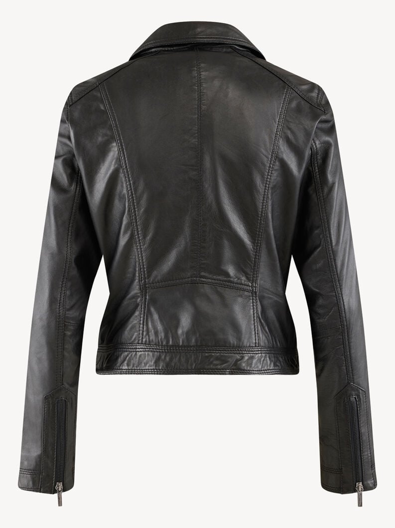 Tamaris Lederjacke - Schwarz