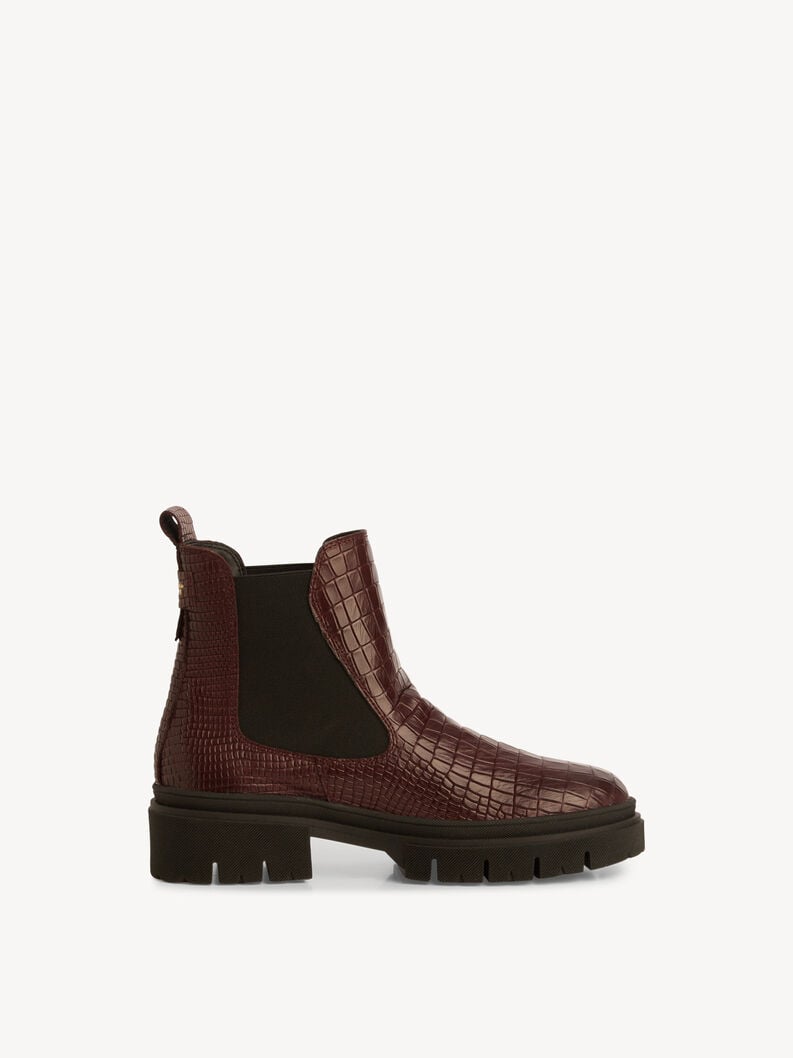 Tamaris Leder Chelsea Boot - Rot