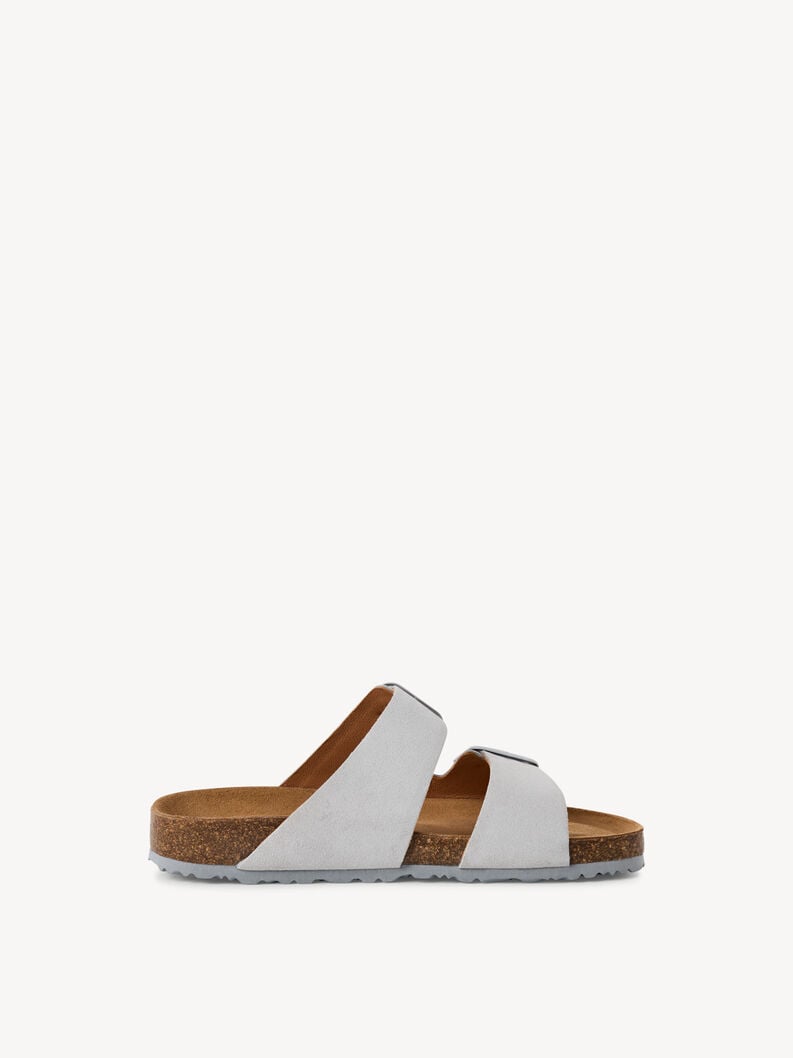 Tamaris Lederpantolette - Grau