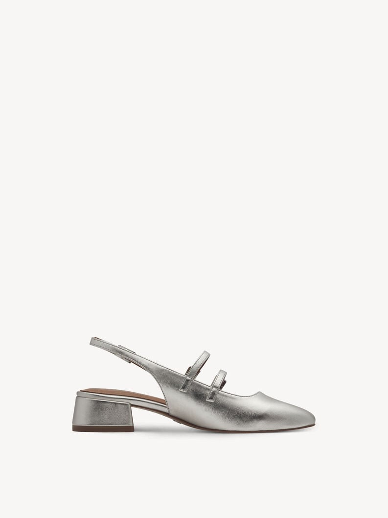 Tamaris Slingpumps - Metallic