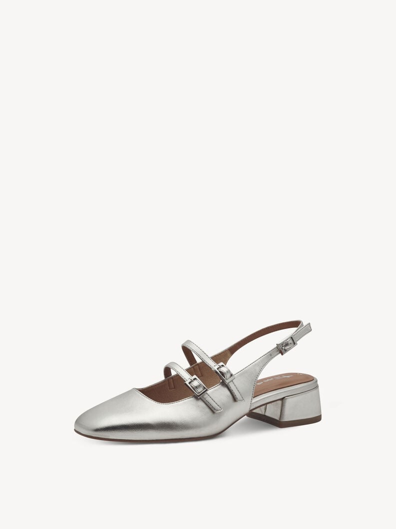 Tamaris Slingpumps - Metallic