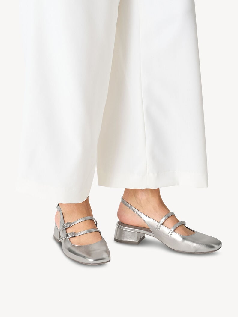 Tamaris Slingpumps - Metallic