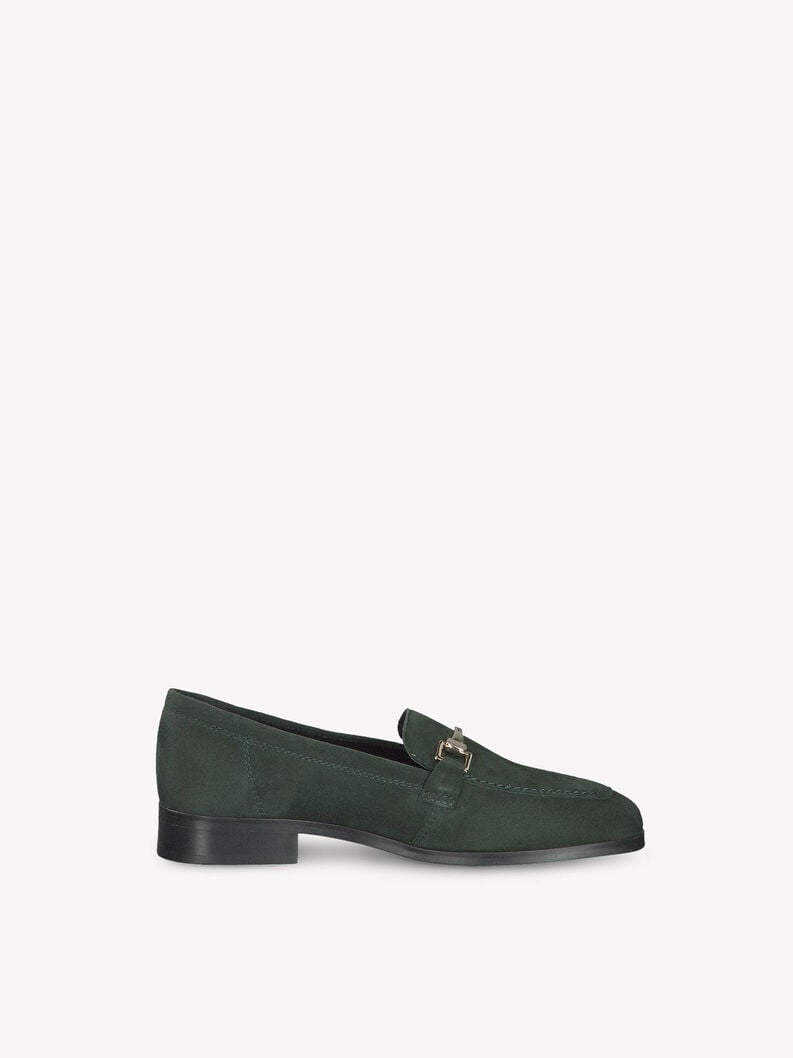 Tamaris Lederslipper - Grün