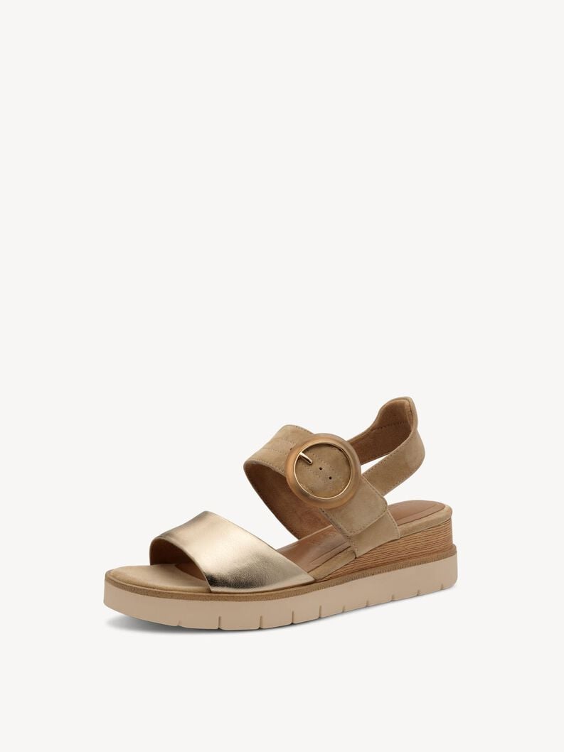 Tamaris Ledersandalette - Beige