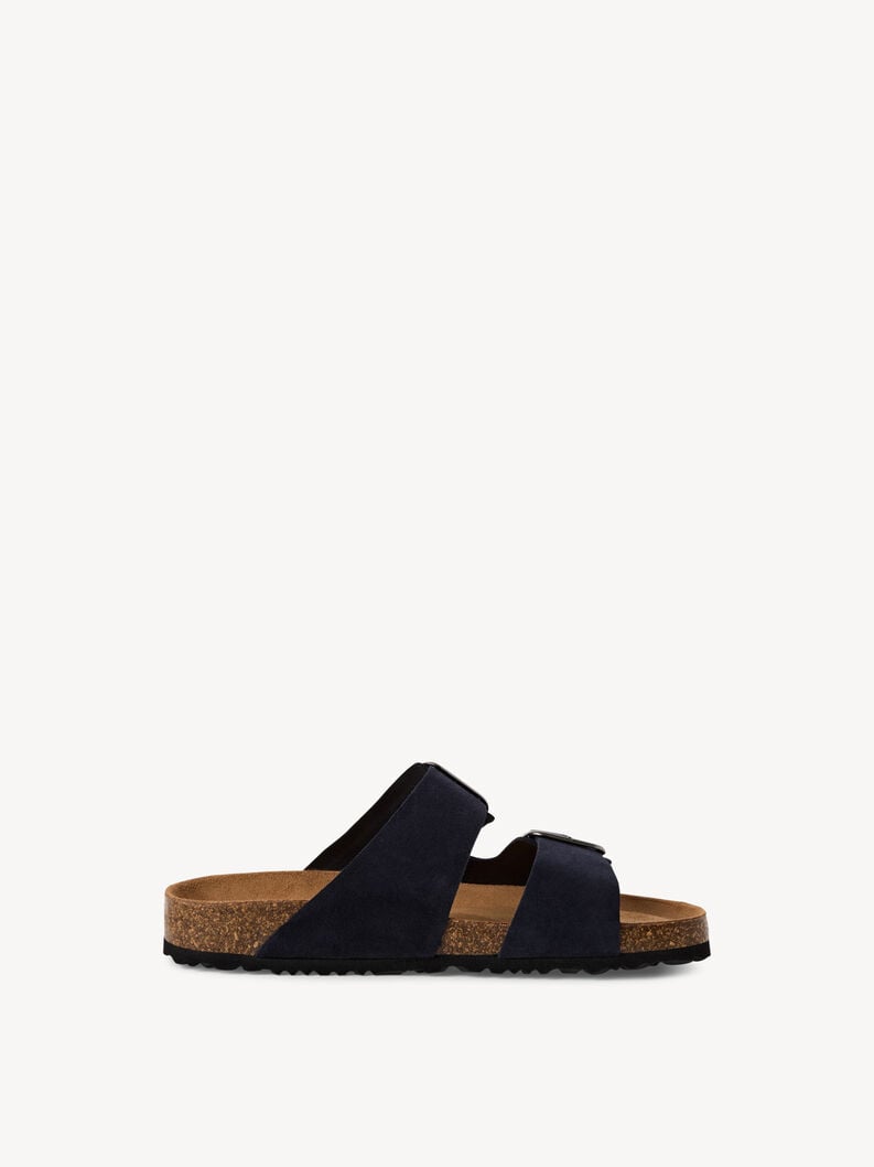 Tamaris Lederpantolette - Blau