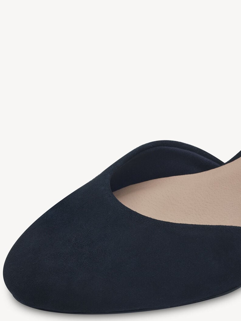 Tamaris Lederpumps - Blau