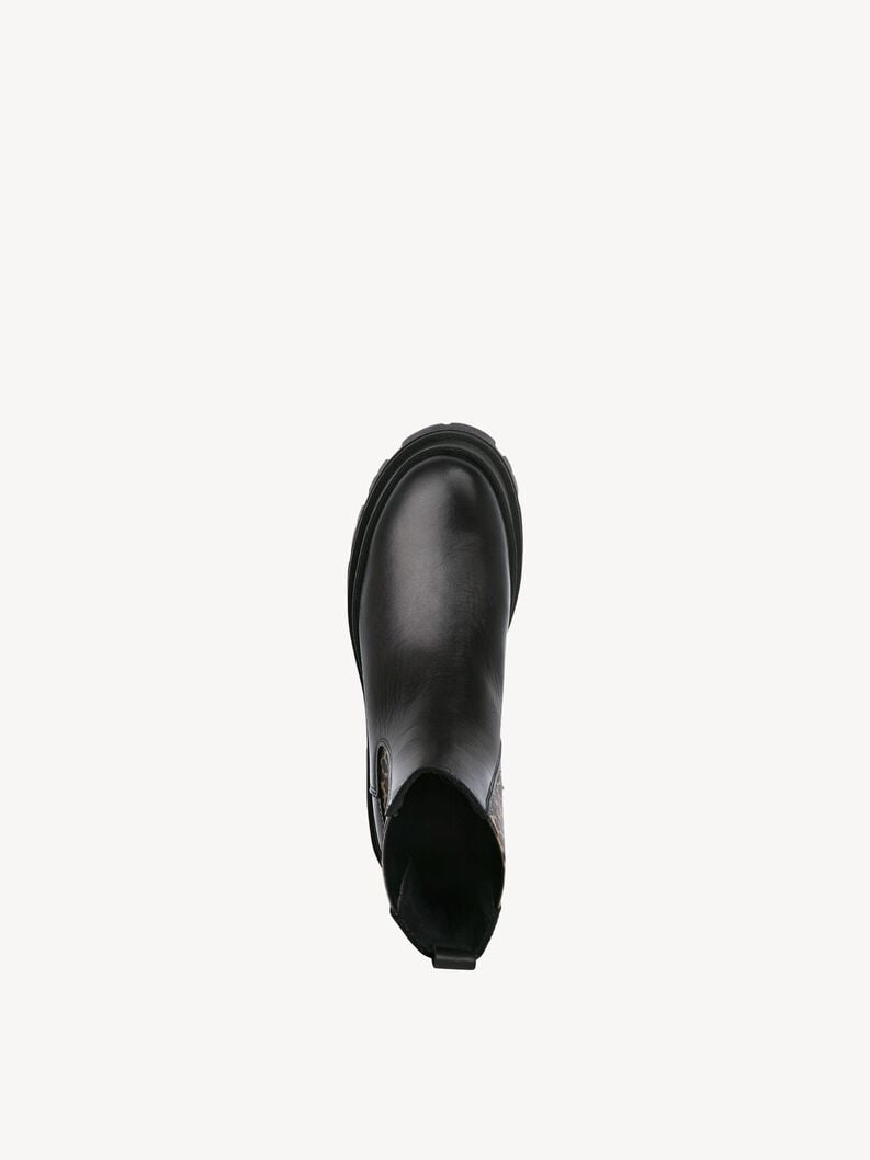 Tamaris Leder Chelsea Boot - Schwarz