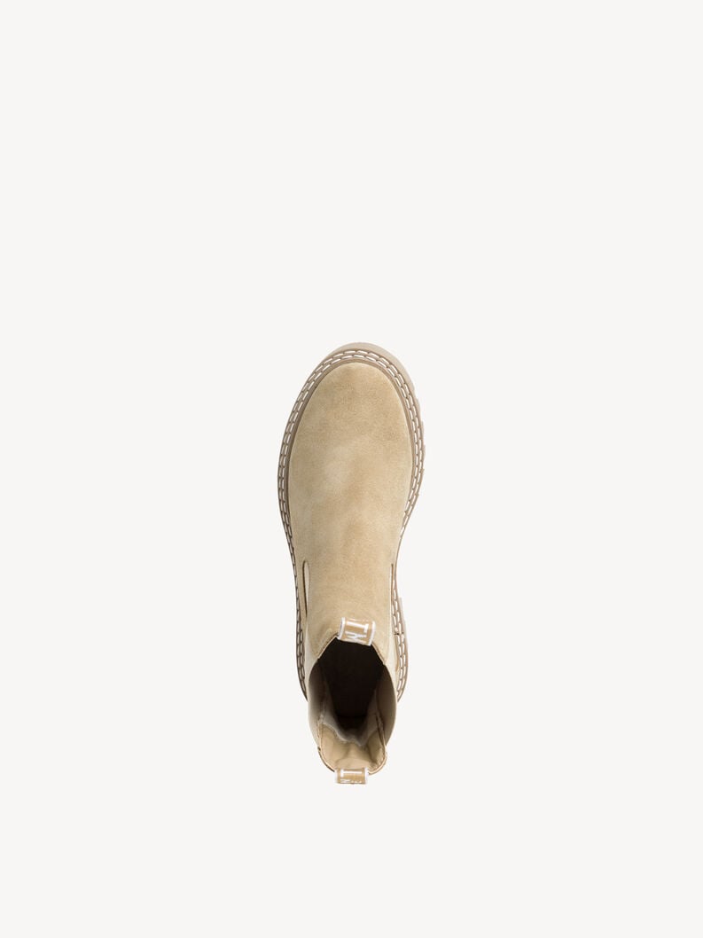 Tamaris Leder Chelsea Boot - Beige