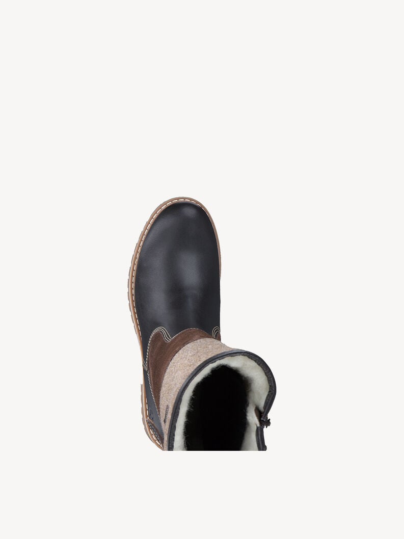 Tamaris Lederstiefel - Braun Warmfutter