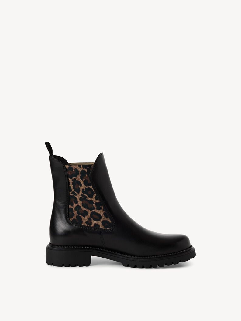 Tamaris Leder Chelsea Boot - Schwarz