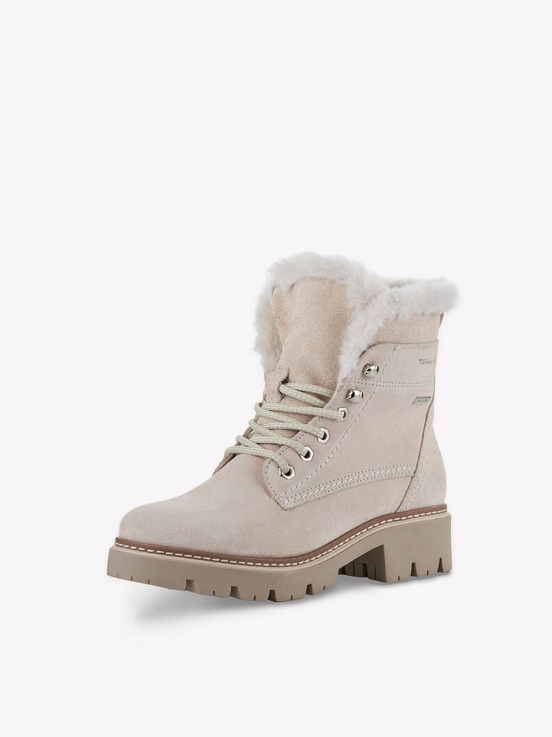 Tamaris Lederstiefelette - Braun Warmfutter