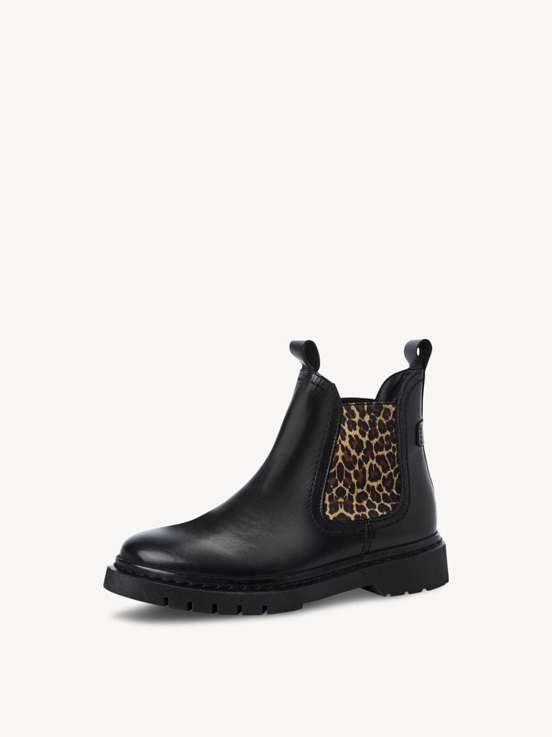 Tamaris Leder Chelsea Boot - Schwarz