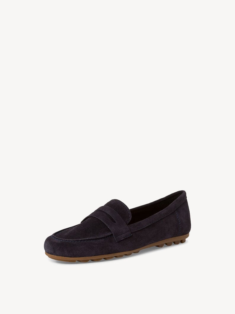 Tamaris Ledermoccassin - Blau