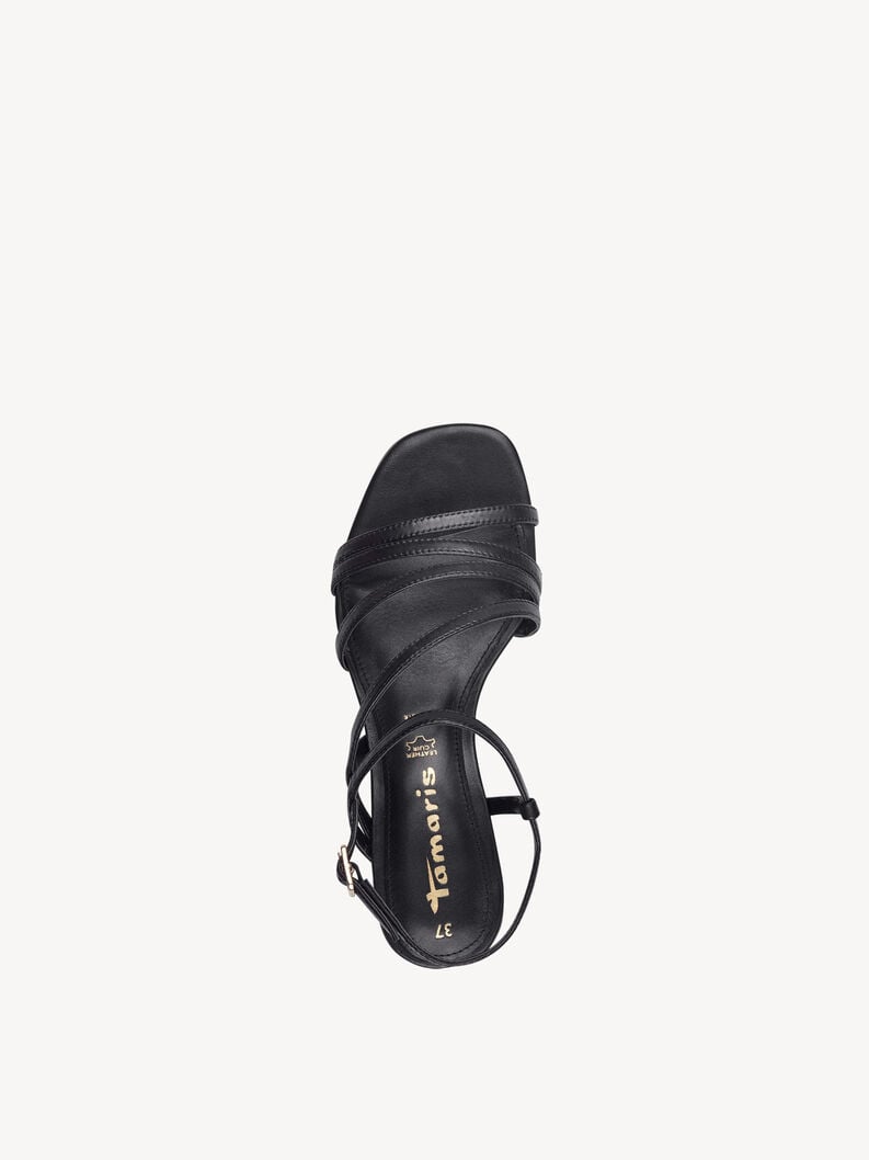 Tamaris Ledersandalette - Schwarz