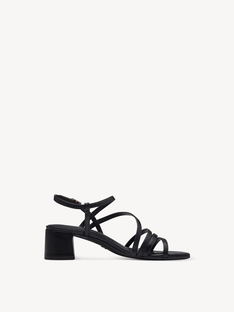 Tamaris Ledersandalette - Schwarz