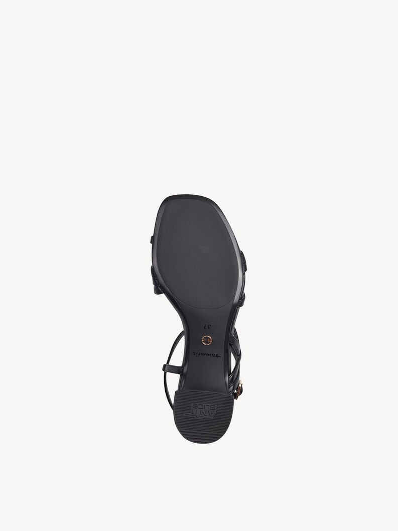 Tamaris Ledersandalette - Schwarz