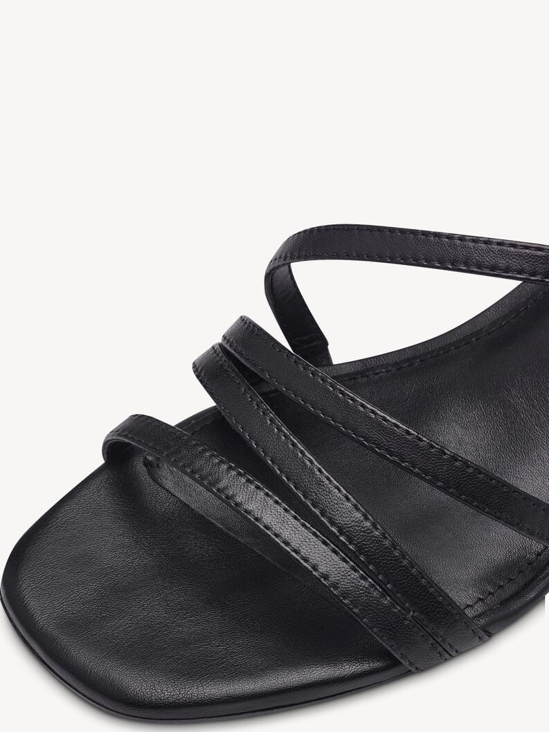 Tamaris Ledersandalette - Schwarz