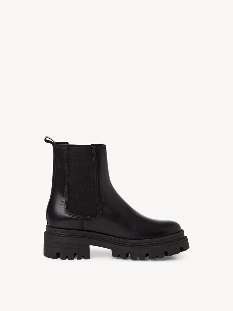 Tamaris Leder Chelsea Boot - Schwarz