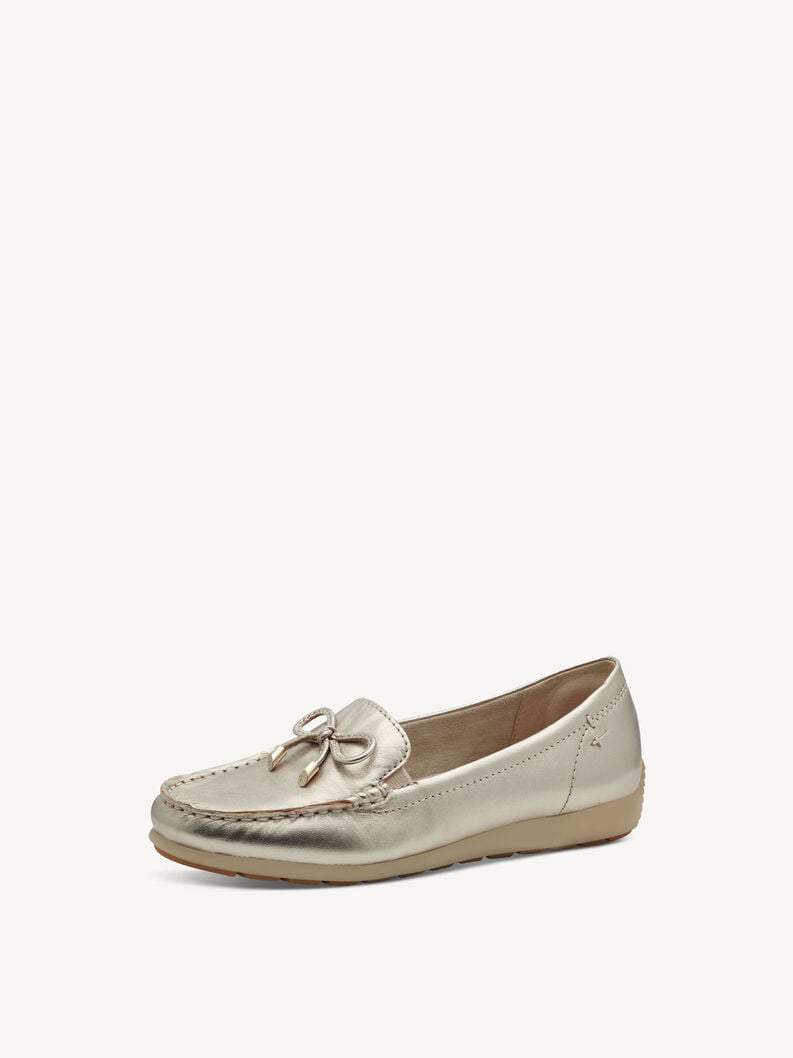 Tamaris Lederslipper - Gold