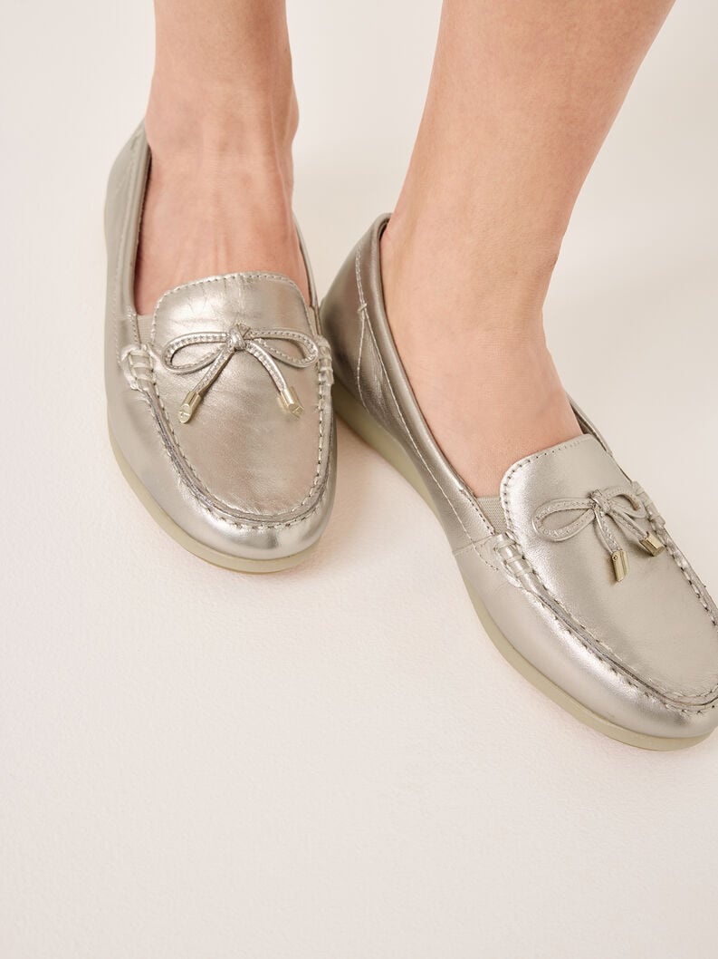 Tamaris Lederslipper - Gold