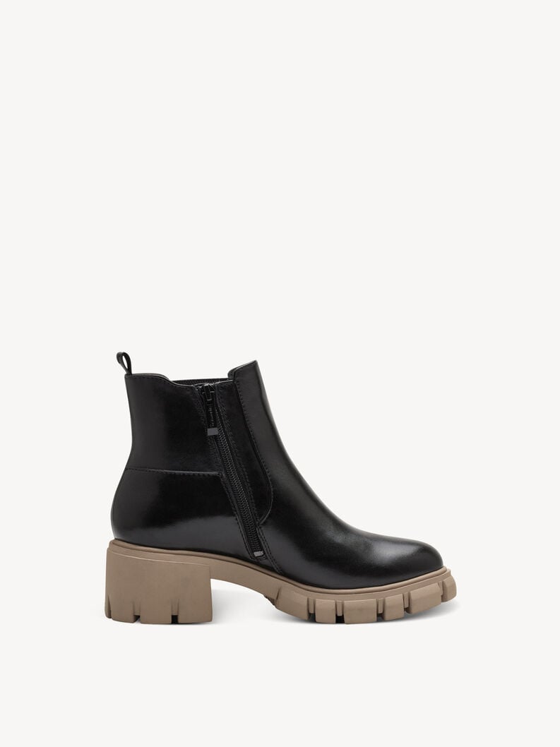 Tamaris Leder Chelsea Boot - Schwarz