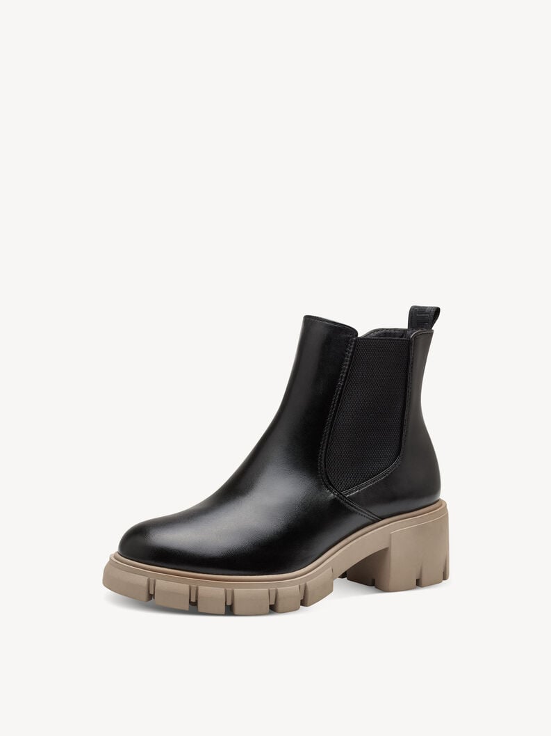 Tamaris Leder Chelsea Boot - Schwarz