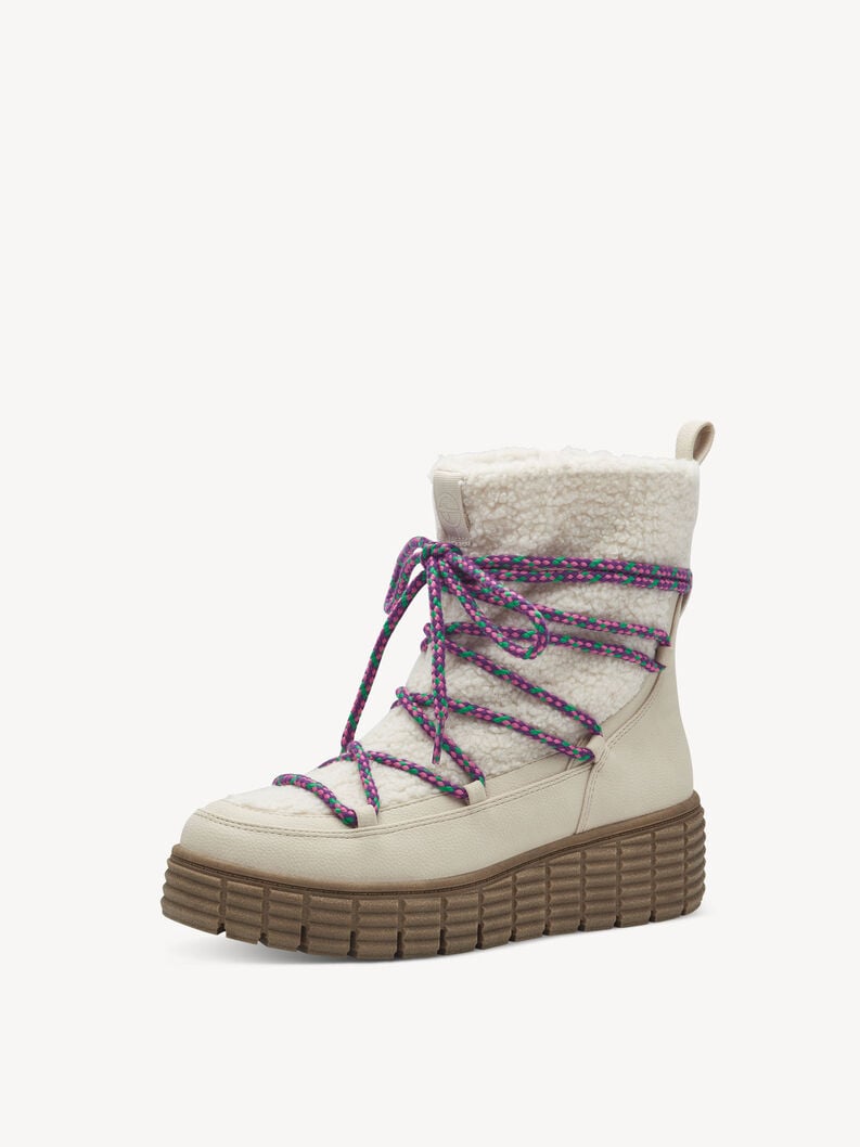 Tamaris Stiefelette - Beige Warmfutter