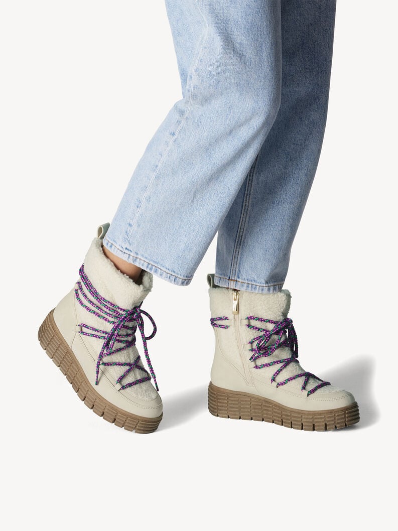 Tamaris Stiefelette - Beige Warmfutter
