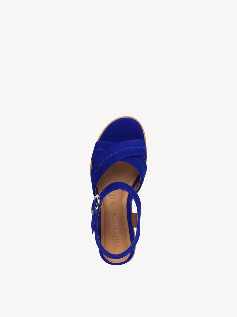 Tamaris Ledersandalette - Blau