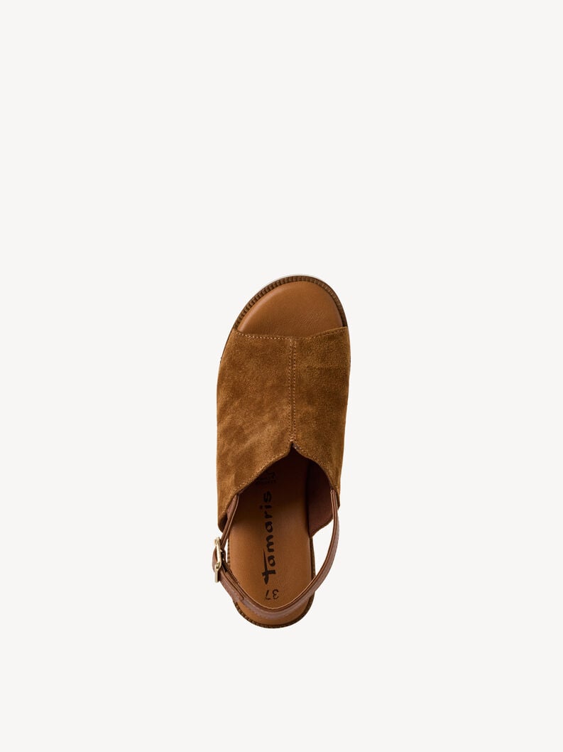 Tamaris Ledersandalette - Braun