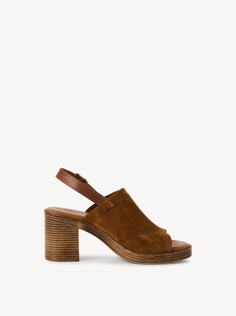 Tamaris Ledersandalette - Braun