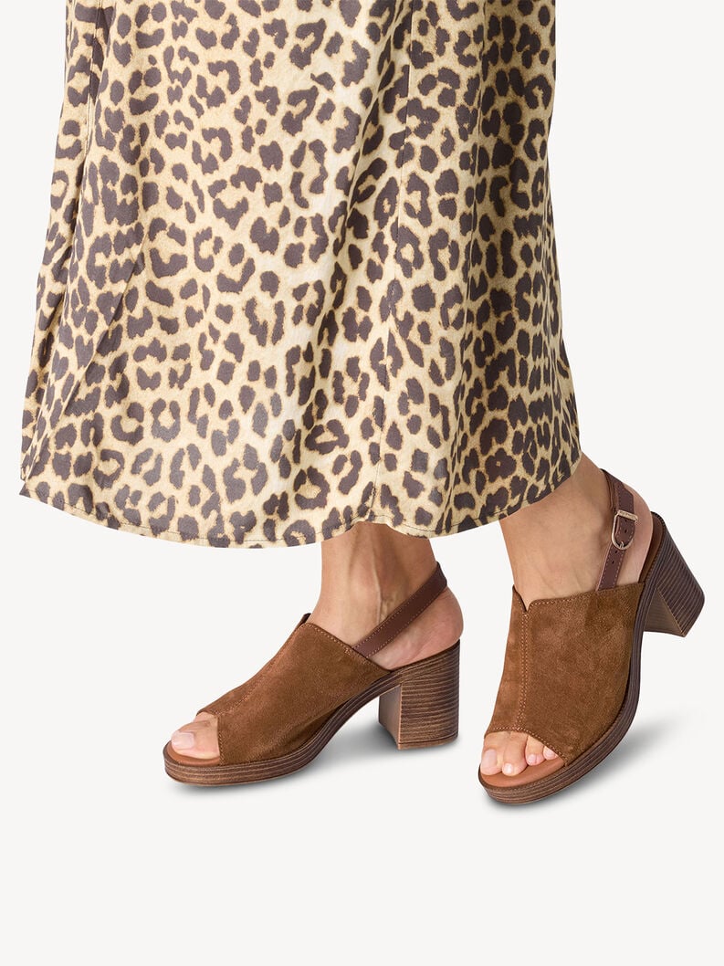 Tamaris Ledersandalette - Braun