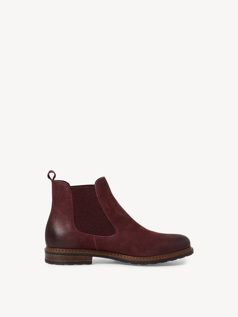 Tamaris Leder Chelsea Boot - Rot