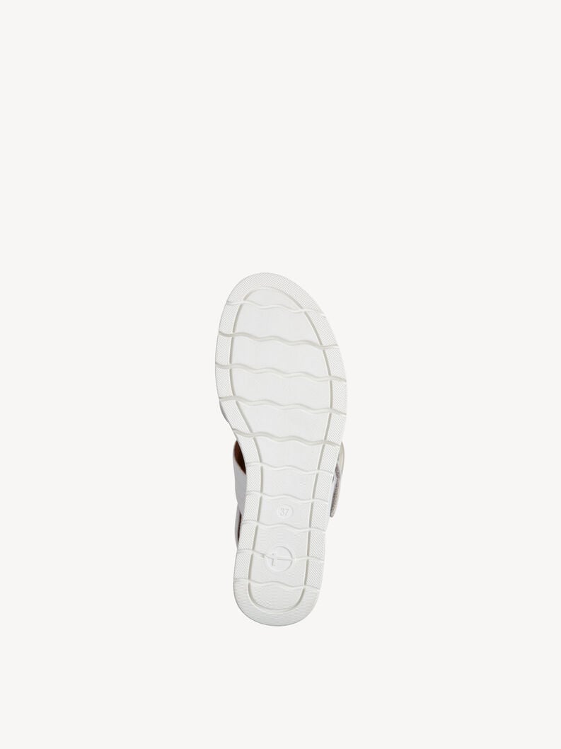 Tamaris Ledersandalette - Weiß