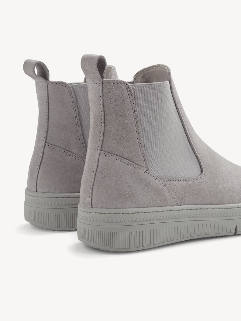 Tamaris Leder Chelsea Boot - Grau
