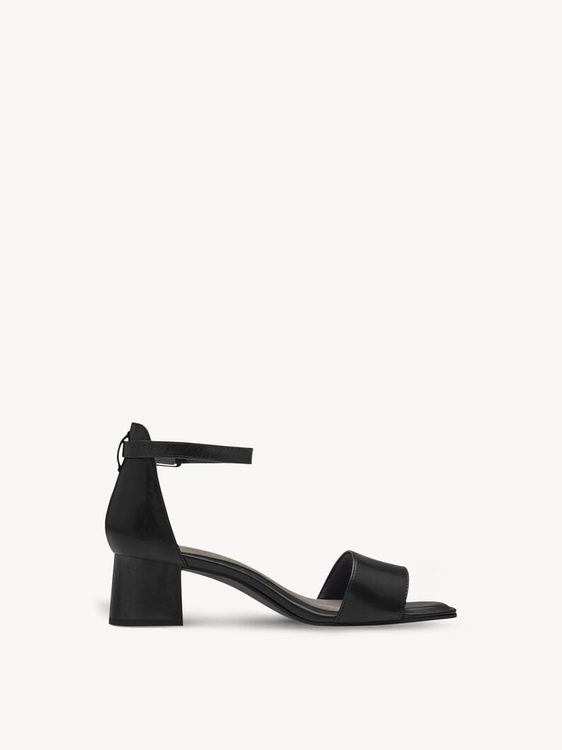 Tamaris Ledersandalette - Schwarz