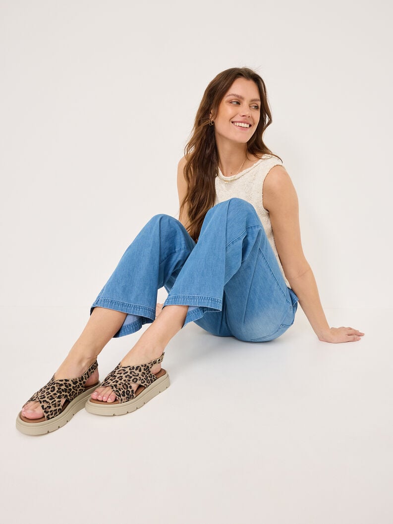 Tamaris Ledersandalette - Braun