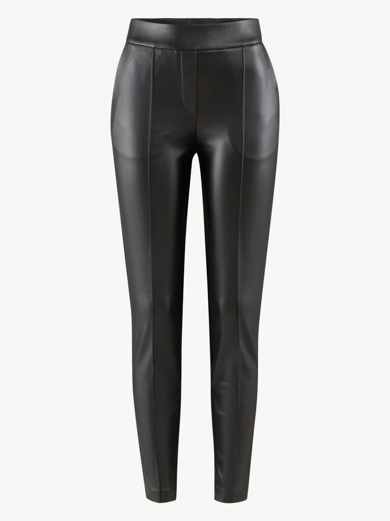 Tamaris Kunstlederhose - Schwarz