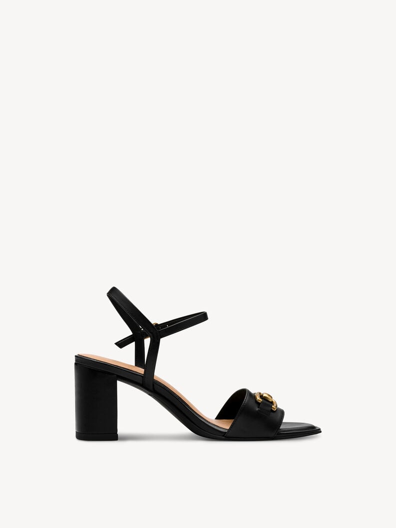 Tamaris Ledersandalette - Schwarz