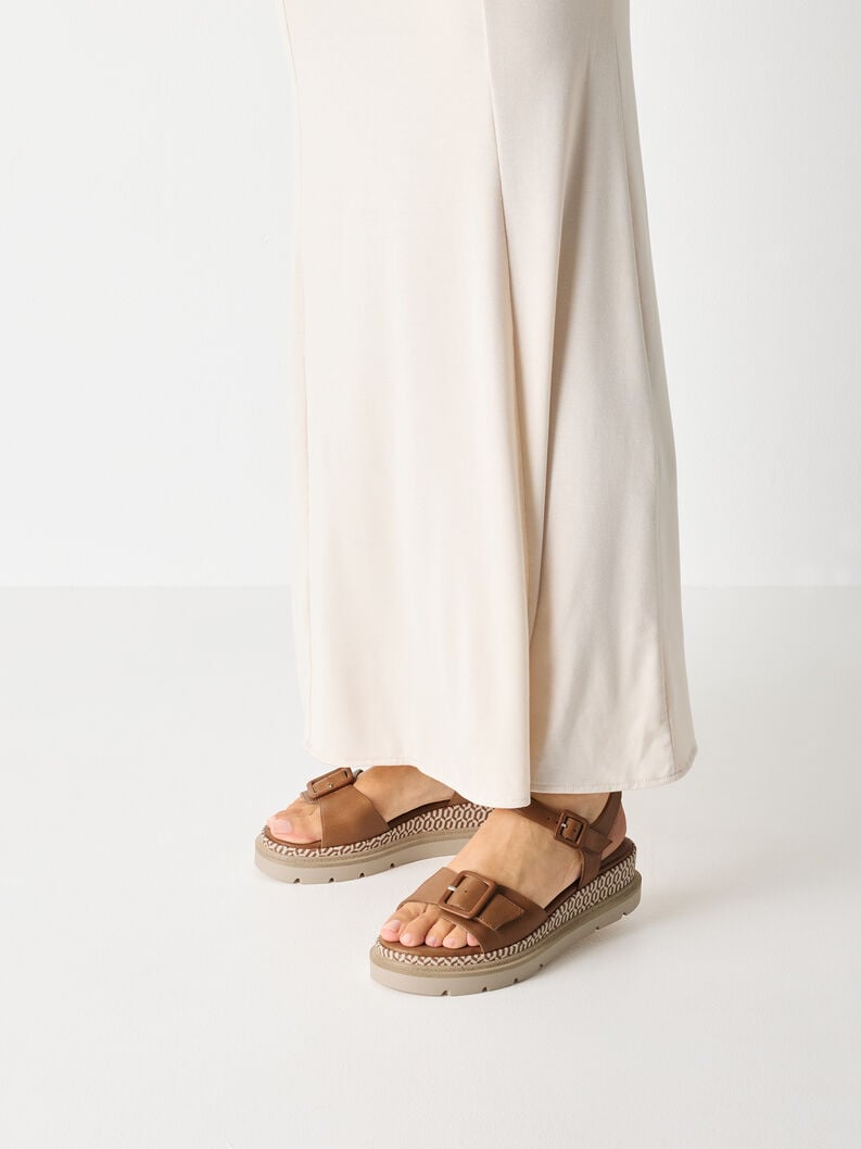Tamaris Ledersandalette - Braun