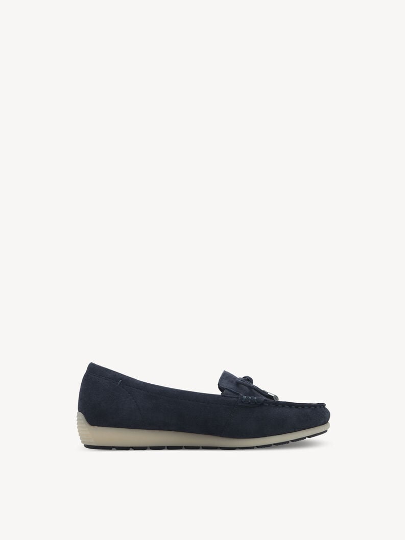 Tamaris Lederslipper - Blau