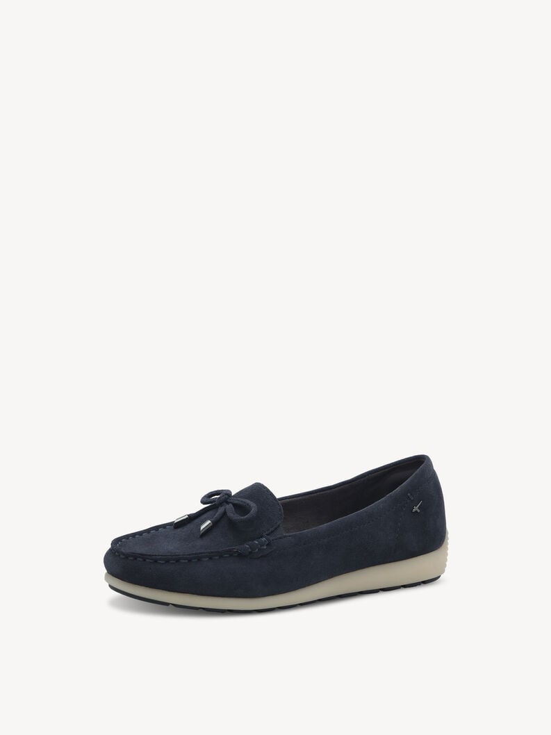 Tamaris Lederslipper - Blau