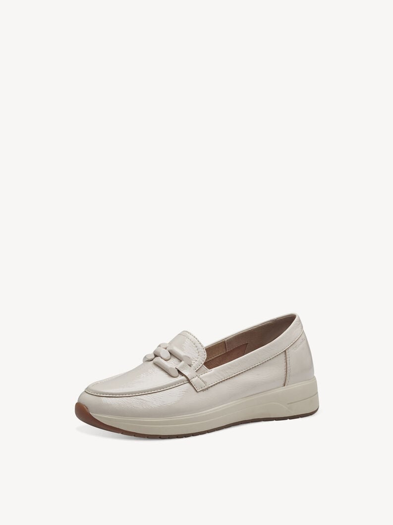 Tamaris Lederslipper - Beige