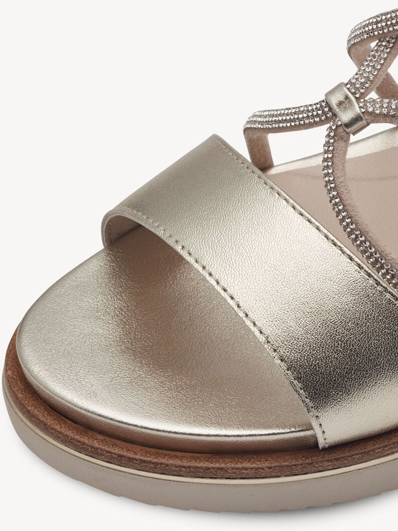 Tamaris Ledersandalette - Gold