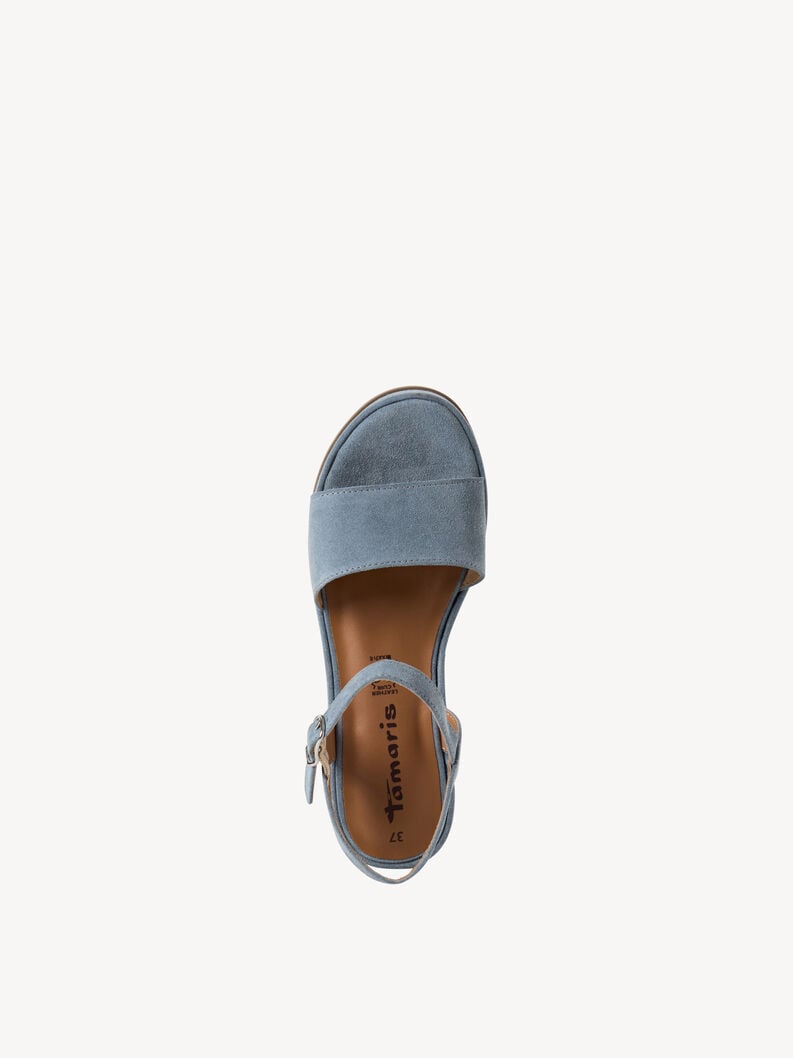 Tamaris Ledersandalette - Blau