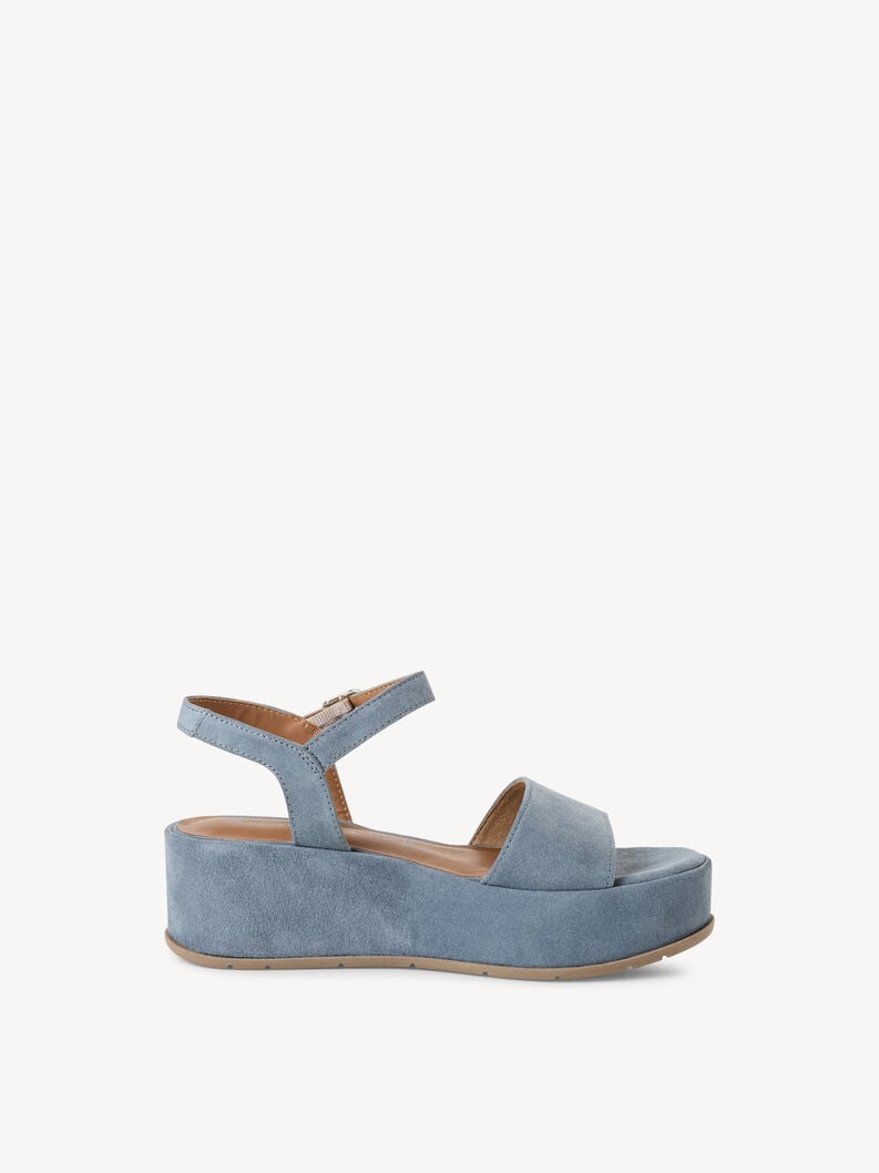 Tamaris Ledersandalette - Blau