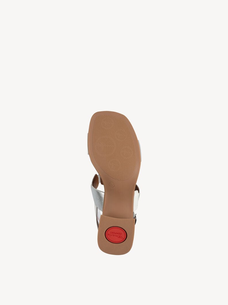 Tamaris Ledersandalette - Weiß